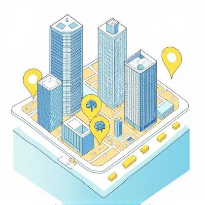 東京のInuCraftオフィスの地図イラスト